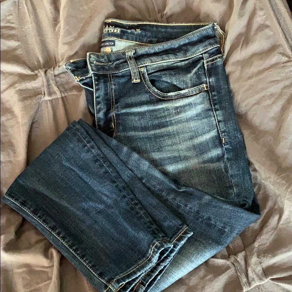 AE skinny jeans super stretch size 8